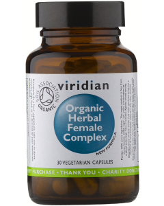 Viridian Organic Herbal Female Complex Veg Caps 30caps 