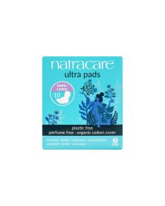 Natracare Ultra Long Period Pads With Wings 10's