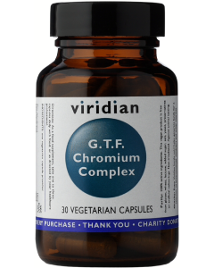 Viridian GTF Chromium Complex Veg Caps 30caps 