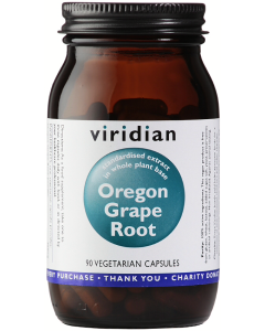 Viridian Oregon Grape Root 350mg Veg Caps 90caps 