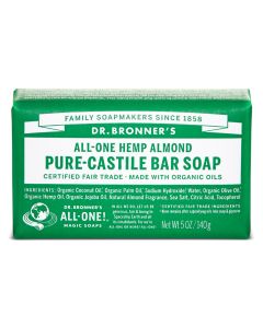Dr.Bronner's Castille Almond Organic Soap Bar 140g