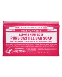 Dr.Bronner's Castille Rose Organic Soap Bar 140g