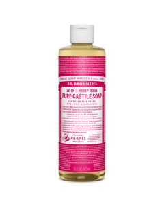 Dr.Bronner's Castille Rose Liquid Organic Soap 472ml