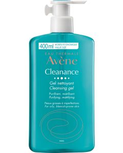 Avene Cleanance Soapless Gel Cleanser 400ml
