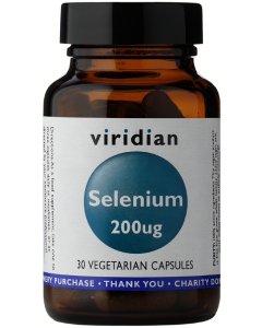 Viridian Selenium 200ug Veg Caps 30caps 