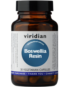 Viridian Boswellia Resin Veg Caps 30caps 