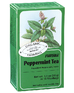 Floradix Peppermint Organic Herbal Tea 15 filterbags 