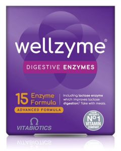 Vitabiotics Wellzyme Digestive Enzymes 15 Enzyme Formula 60 Caps 