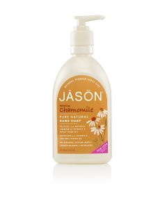 Jason Chamomile Satin Soap with pump for Face and Hands 480ml