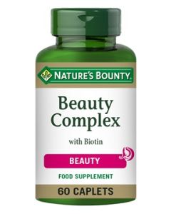 Nature's Bounty Beauty Complex with Biotin 60 Caplets