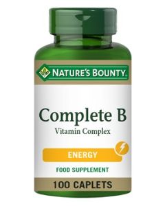 Nature's Bounty Complete B Vitamin Complex 100 Coated Caplets