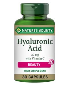 Nature's Bounty Hyaluronic Acid 20 mg with Vitamin C 30 Capsules