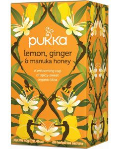 Pukka Lemon, Ginger & Manuka Honey Herbal Tea x 20 Bags