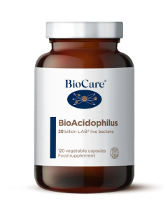 Biocare Bio-Acidophilus (20 billion per capsule) 120 Veg Capsules 