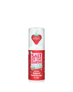 Salt of The Earth Rock Chick Sweet Strawberry Natural Deodorant Spray for Girls 100ml