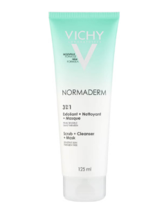 Vichy Normaderm 3 In 1 Cleanser + Scrub + Mask 125ml
