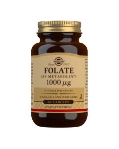 Solgar Folate (as Metafolin) 1000 mcg Tablets - Pack of 60