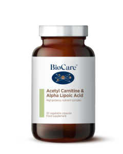Biocare Acetyl Carnitine & Alpha Lipoic Acid 30 Veg Capsules