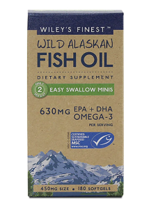 Wiley's Finest Easy Swallow Mini EPA & DHA Omega-3 180 caps